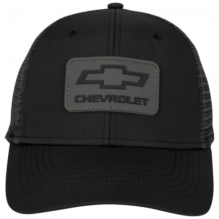 Chevy Logo Black and Grey Colorway Mesh Back Hat